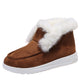 Plush Fur Ankle Boots Women