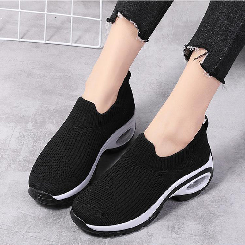 Air Cushion Mesh Breathable Running Sports Shoes Women