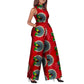 African Women's Ankara Fashion Jumpsuit Sleeveless