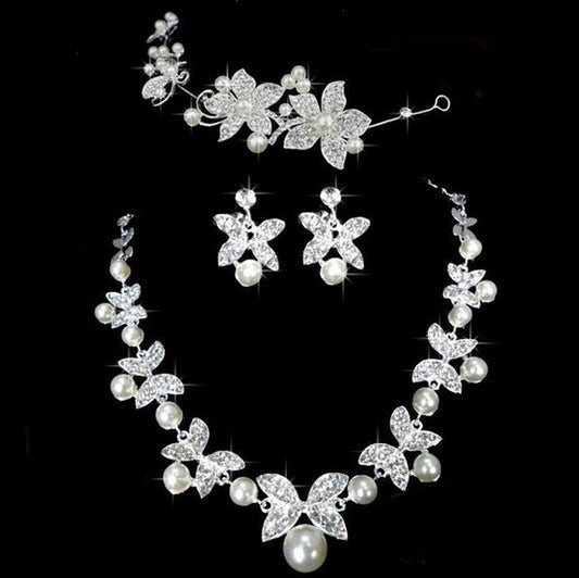 Butterfly Bridal Jewelry Set