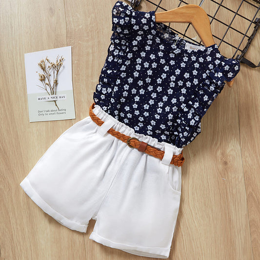 Short Sleeve T-Shirt Pants Dress