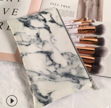 Marble makeup brush sets