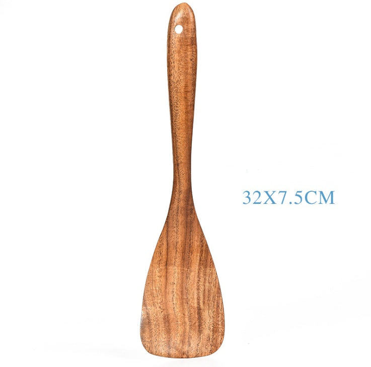 Teak Natural Wood Tableware Spoon