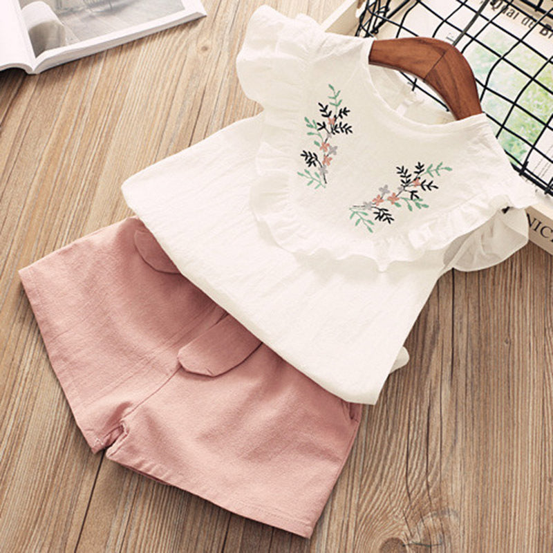 Short Sleeve T-Shirt Pants Dress