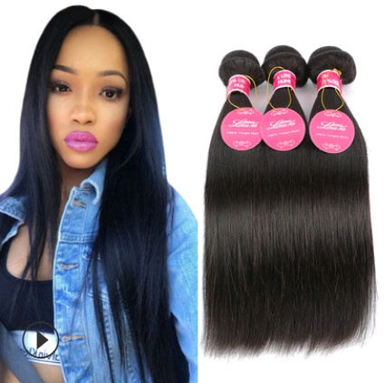 Straight wave human hair extension