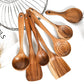 Teak Natural Wood Tableware Spoon