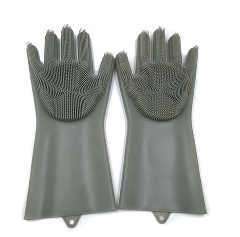 Heat-resistant Cleaning Brush Scrubbing Gloves