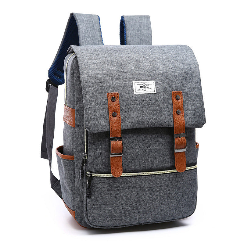 Vintage men women canvas backpacks