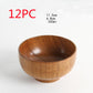 Japanese style natural wooden bowl