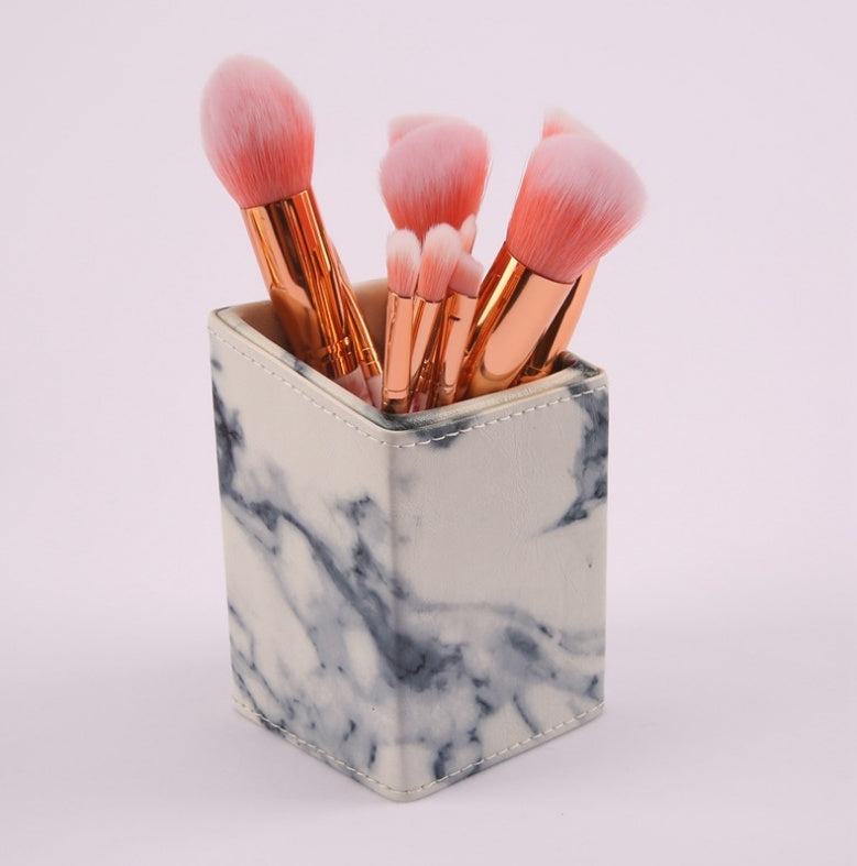 Marble makeup brush sets