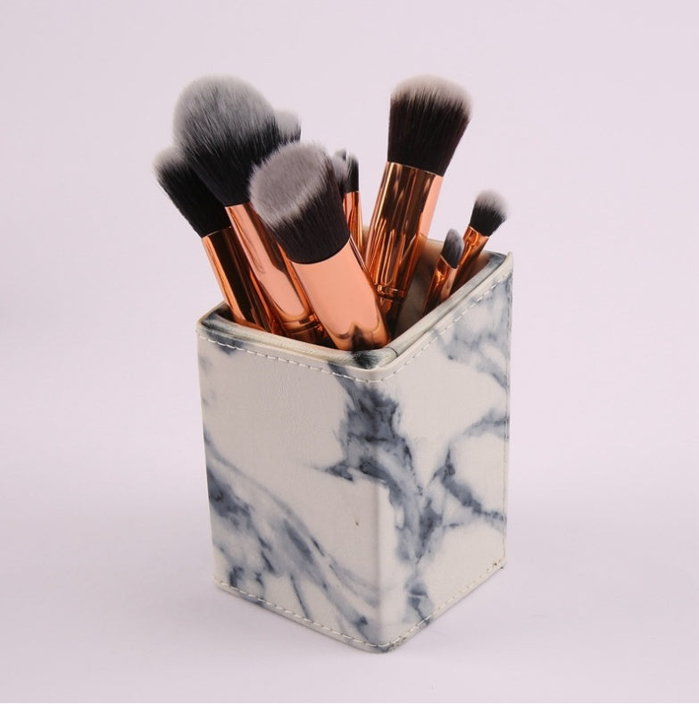 Marble makeup brush sets