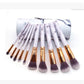 Marble makeup brush sets