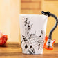 Creative Music Violin Style Guitar Ceramic Mug