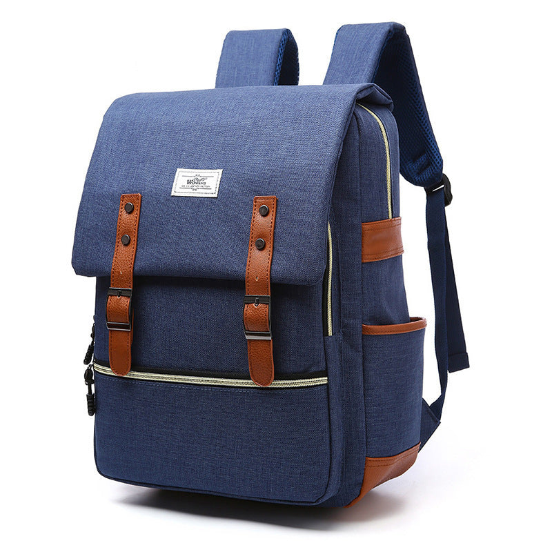 Vintage men women canvas backpacks