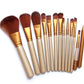 12 makeup brush set