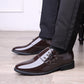 Lace-Up Leather Men Business Casual Shoes Men