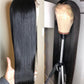 European And American Long Straight Hair Chemical Fiber Headgear