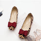 Flat Bottom All-match Leopard-print Beanie Shoes