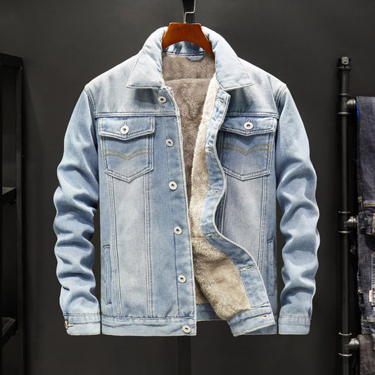 Denim Jacket Men Street Wear