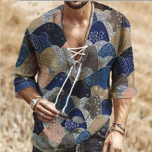 New Large Size Loose Hot style Men Shirt