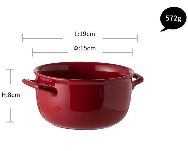 Luxury Red Glaze Ceramic Dinner Sets