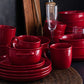 Luxury Red Glaze Ceramic Dinner Sets