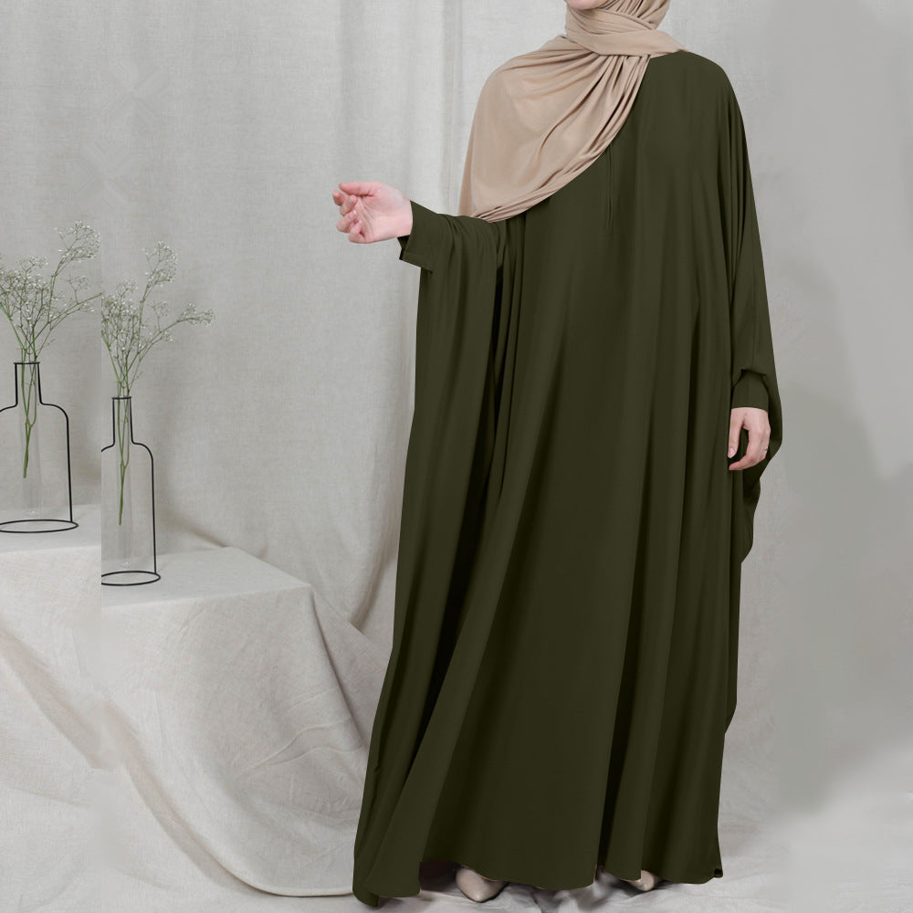 Eid Hooded Muslim Women Hijab Dress