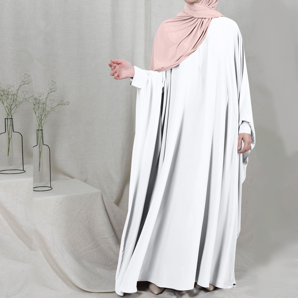 Eid Hooded Muslim Women Hijab Dress