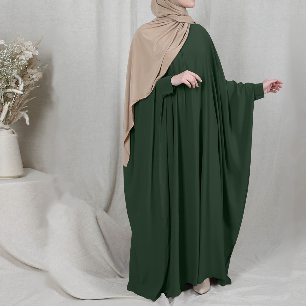 Eid Hooded Muslim Women Hijab Dress