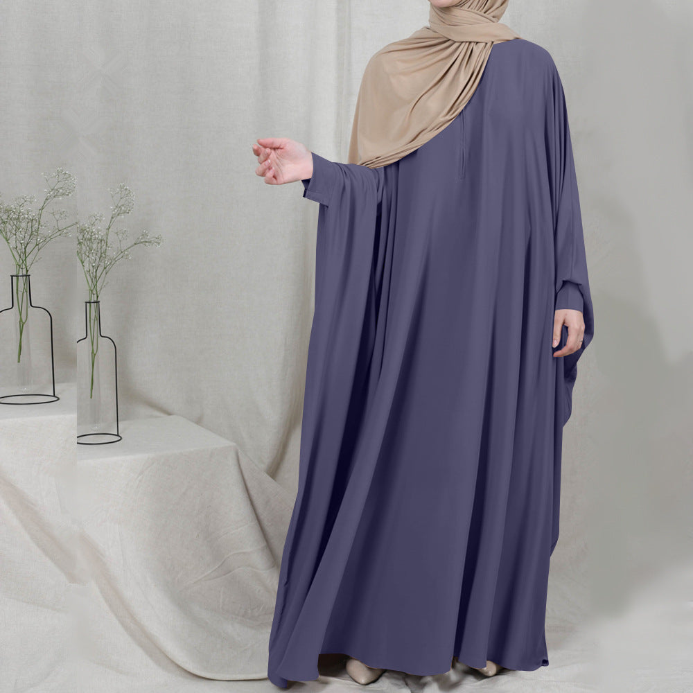 Eid Hooded Muslim Women Hijab Dress