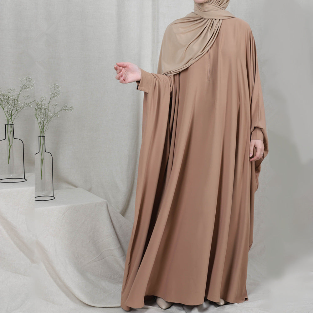 Eid Hooded Muslim Women Hijab Dress