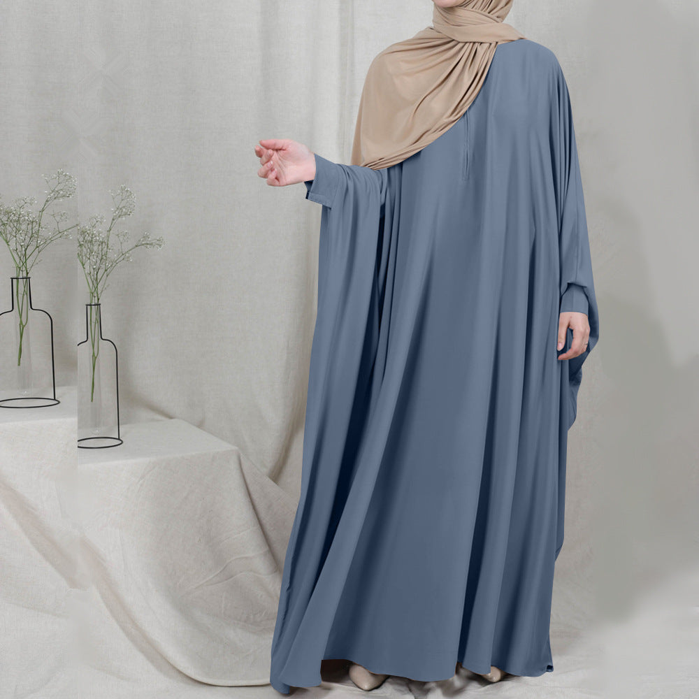 Eid Hooded Muslim Women Hijab Dress