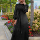 Muslim Women Hijab Satin Dress