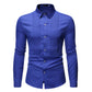 Fashion Slim Fit Long Sleeve Mens Shirts