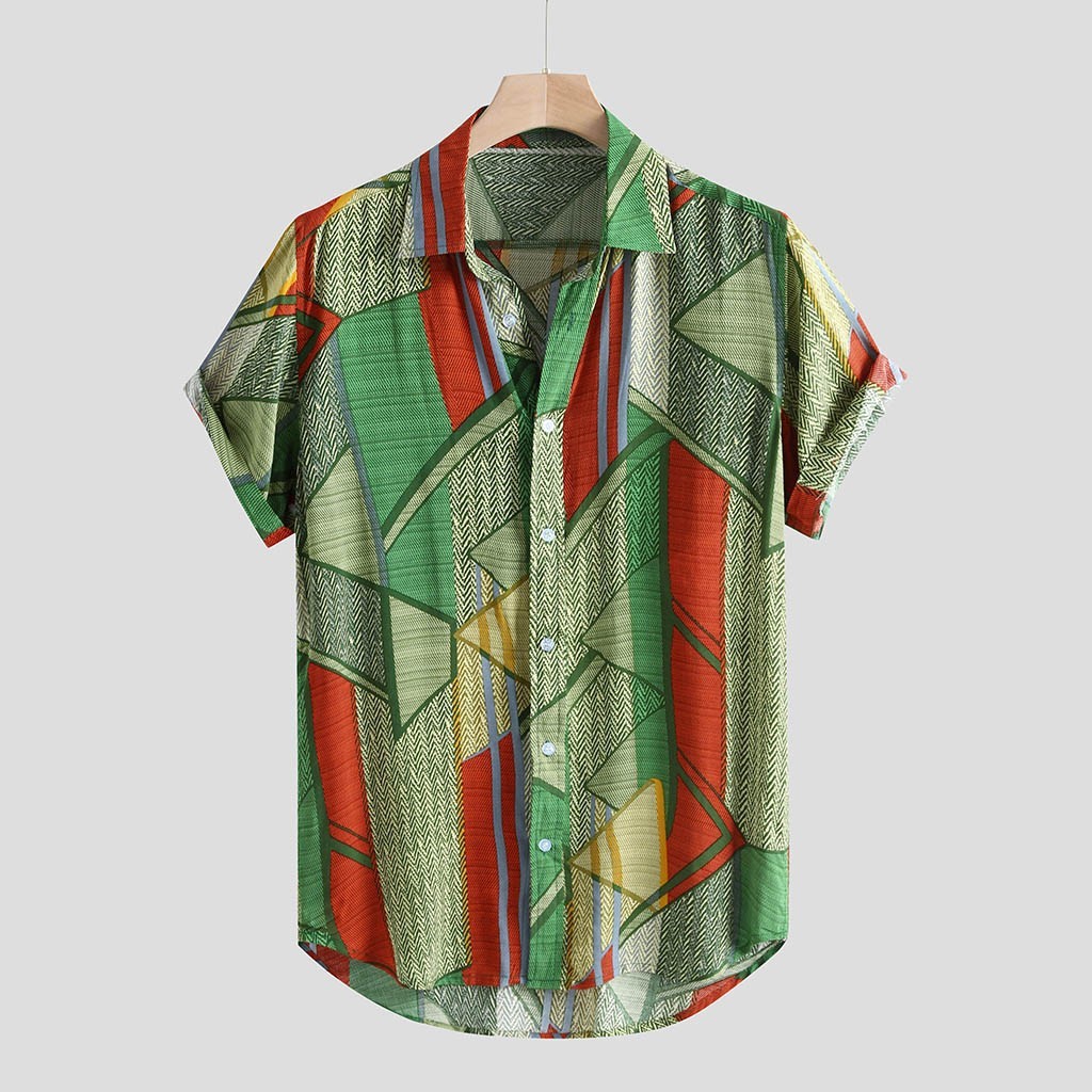 Hawaii Men Hip Hop Printing Shirts