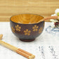 Solid Wood Bowl Adult Rice Bowl