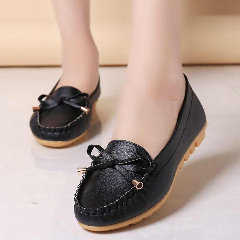 Flat Heel Pumps Single Shoes For Women