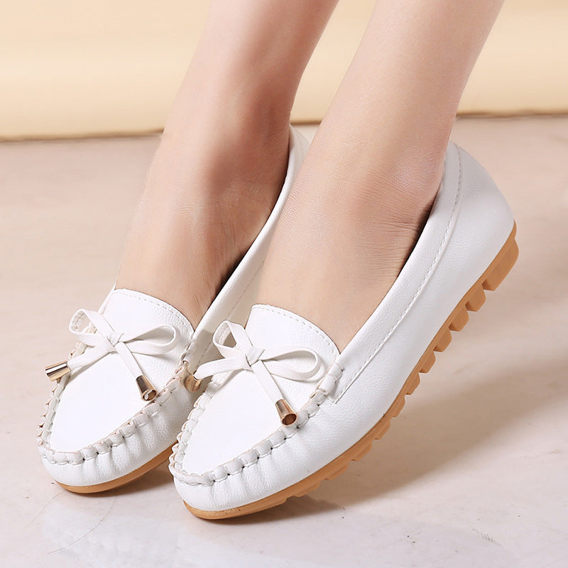 Flat Heel Pumps Single Shoes For Women