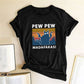 Short Sleeve Pew  T-Shirt European Size Top