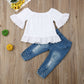 Shirt Shorts Girls Set