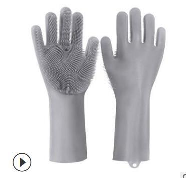 Heat-resistant Cleaning Brush Scrubbing Gloves