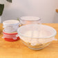 The 6-piece set of multi-functional silicone lid can