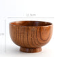 Wooden round wooden bowl