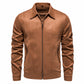 Solid Suede Coat for Men