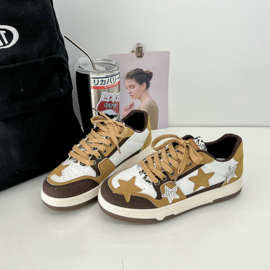 Artistic Style Casual Star Pattern Sneakers