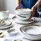 Marble Tableware Bowls Plates Rice