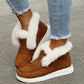 Plush Fur Ankle Boots Women