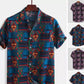 Beach shirt printed shirt men