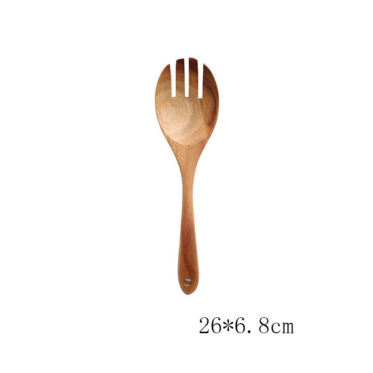 Teak Natural Wood Tableware Spoon