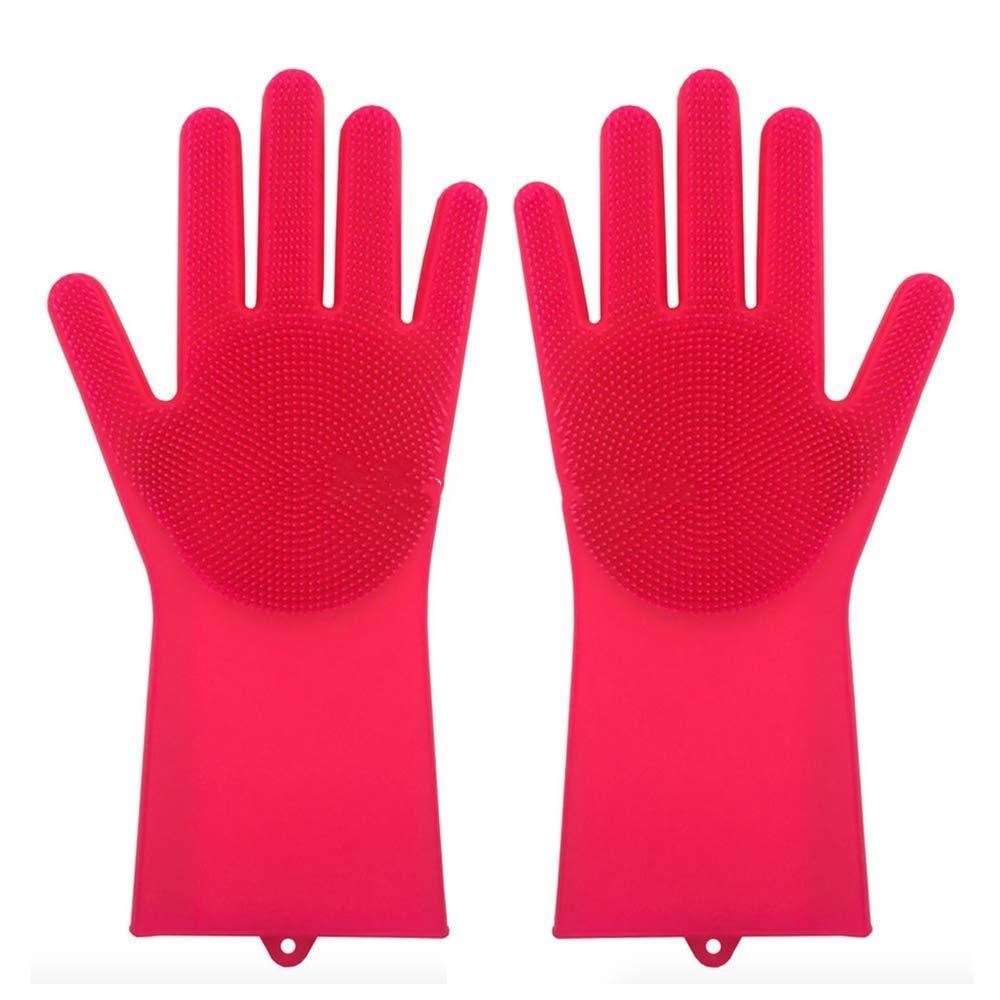 Heat-resistant Cleaning Brush Scrubbing Gloves